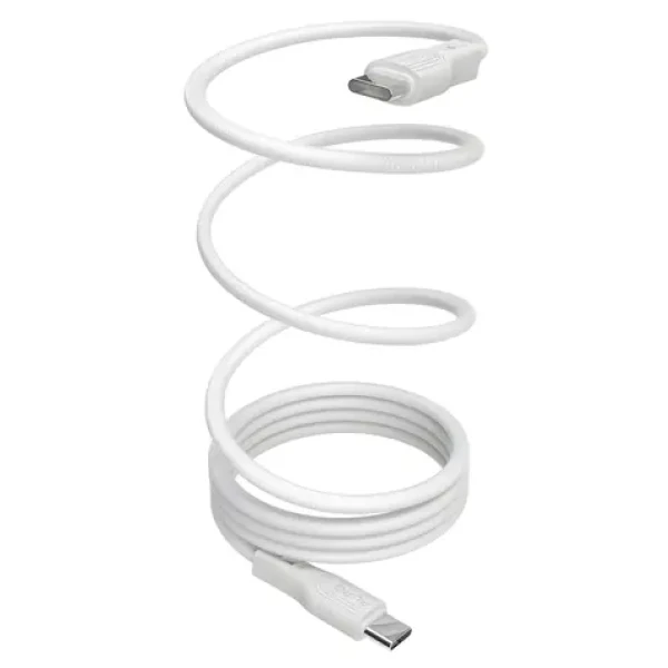 Puro Magnetic bílá / Magnetický kabel / USB-C - USB-C / 60 W / USB 3.2 20 Gbps / 1 m