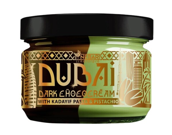 Dortisimo Nébar Dubai krém s příchutí hořké čokolády s pistáciemi a kadayifem (180 g)