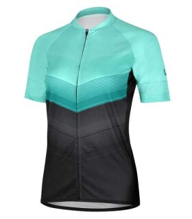 Dámský cyklistický dres ETAPE VIOLET, mint/černá, velikost