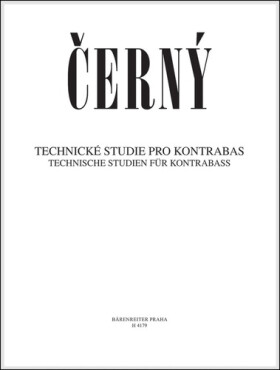 Technické studie pro kontrabas - František Černý