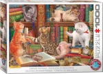 EUROGRAPHICS Puzzle Kočičí knihovna