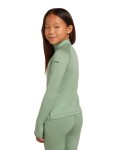 Dětské merino tričko s dlouhým rukávem ICEBREAKER Kids 260 Tech LS Half Zip, Seaglass velikost: 4