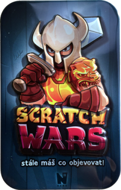 Scratch Wars: Biolandia/Techlandia - Starter tinbox/8 karet - Scratch Wars
