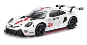 Bburago RACE Porsche 911 RSR v dekorativním boxu bílá