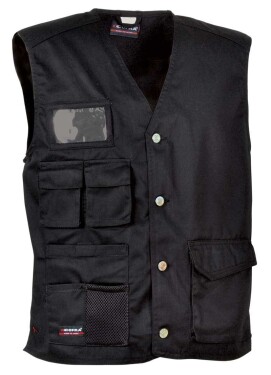 Pracovní vesta COFRA MONASTIR Barva: Černá, Velikost: 2XL (V285_0_05_2XL)