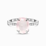 Emporial stříbrný prsten GU-DR10789R-SILVER-ROSEQUARTZ-TOPAZ Velikost: 9 (EU: 59-60)