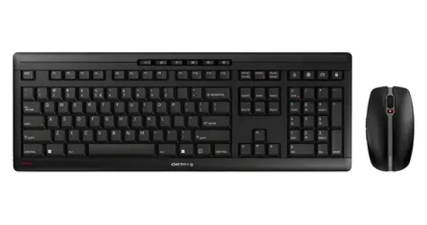 Cherry STREAM DESKTOP RECHARGE černá / Set klávesnice a myš / bezdrátové / EU-QWERTY layout / 114 kláves (JD-8560EU-2)