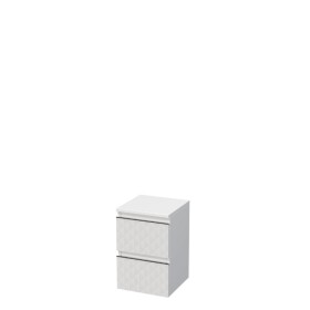 Koupelnová skříňka nízká SAT Cube Way 32,5x51x33 cm bílá mat CUBE3DN322ZBP CUBE3DN322ZBP