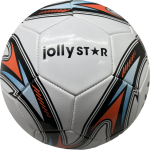 Míč kožený fotbalový Jolly Star Champion velikost č. 5