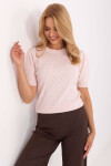 Svetr s krátkým rukávem model 216781 Factory Price S/M