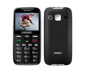 EVOLVEO EasyPhone XR, mobilní telefon pro seniory s nabíjecím stojánkem, černá EDF_547098