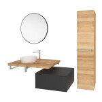 Mereo Zrcadlo kulaté pr. 80 cm, LED osvětlení a odmlžování CN165