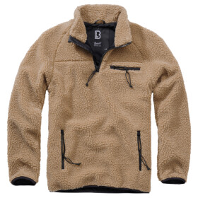 Brandit Svetr Teddyfleece Troyer camel M