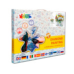 Antistresové omalovánky TSvetnoy TSvetnoy, LG148e, Diamond painting - diamantové malování, 40 x 50 cm, Kytice s brusinkami