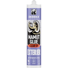 Montážní lepidlo MAMUT GLUE Clear UV, 290ml, transparentní, DEBBEX