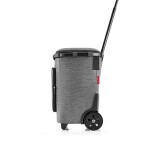Nákupní košík na kolečkách Reisenthel Carrycruiser plus Twist silver