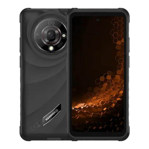 MyPhone Hammer Iron 6 černá / Chytrý telefon / 6,56" IPS / 6 GB/128 GB / IP69 / 6050 mAh / Android 14 (HAMMER IRON 6 4G BLACK)