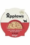 Applaws Cat miska Adult Broth kuřecí prsa s kachnou60g