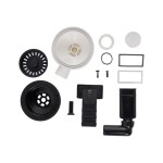 Příslušenství ke dřezům Reginox - odpadová sada R34293, černá R34293