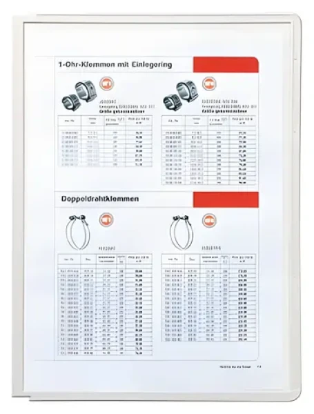 Durable Sherpa Panel A4 šedá / Přehledová deska / Polypropylen / rám (560610)