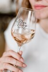 Bella Rose Sklenice na víno All you need is wine + vánoční krabička, čirá barva, sklo, 350 ml