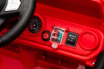 Mamido Elektrické autíčko OFFROAD červené 12V Vysoký podvozek, široké sedadlo, Odpružené nápravy, 2,4 GHz Dálkové ovládání LED světla