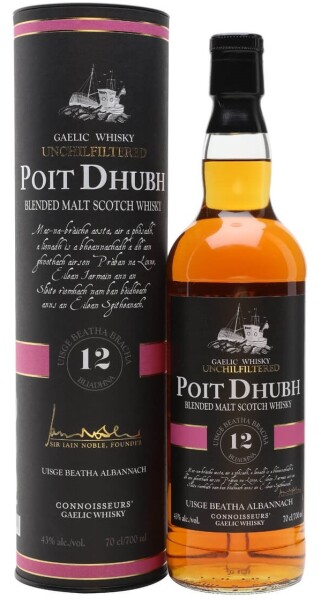 Poit Dhubh Blended Malt Whisky 12y 43% 0,7 l (holá lahev)