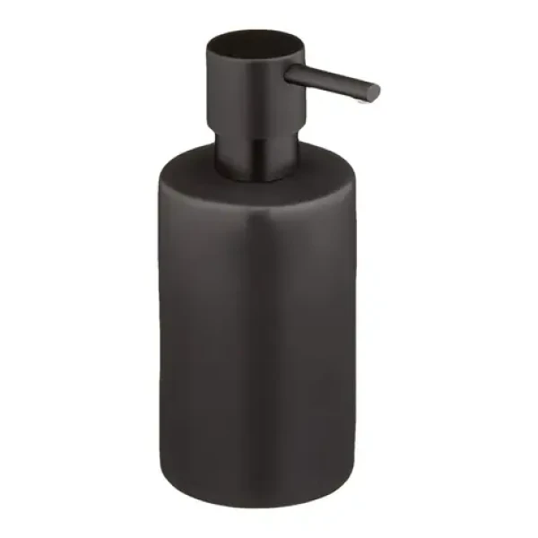 Spirella TUBE-Matt dávkovač mýdla matně černý / keramika / 300 ml (7610583204868)
