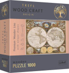 Trefl Wood Craft Origin Antická mapa světa 1000 dílků Trefl