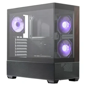 Cooler Master Elite 690 Wood černá / ATX / 2x USB-A 3.0 / 1x USB-C 3.2 / 3x 120mm ARGB / bez zdroje / průhledná bočnice (E690-KHNN-S00)