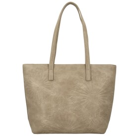 Trendy dámská koženková kabelka na rameno Serafina, khaki