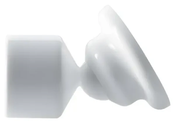 Spirella Držák tyče WALLQUICK bílý / Držák pro instalaci sprchové tyče / plast / 20 mm