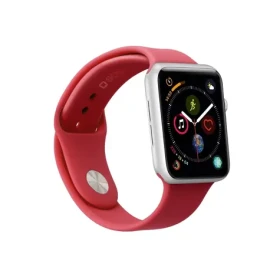 SBS řemínek pro Apple Watch 44 mm velikost (M - L) červená (TEBANDWATCH44MR)