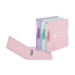 Pořadač PP Herlitz easy orga A4/4cm, dvoukroužkový - transparentní rose