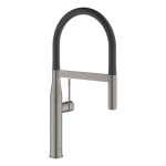 GROHE - Essence Dřezová baterie s flexibilním ramenem s přepínačem, kartáčovaný Hard Graphite 30294AL0