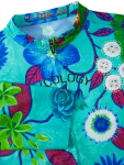 Cyklodres CYCOLOGY Aloha Aqua Reborn, dámský, krátký rukáv (Motiv Aloha Aqua, velikost S)