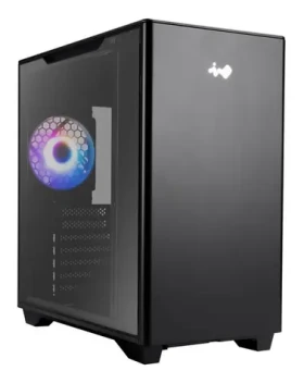 InWin A5 černá / Skříň / E-ATX, ATX / ARGB / průhledná bočnice / 1x USB-C, 2x USB-A (A5)