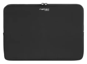 Natec CORAL 15,6" černá / Pouzdro pro notebook do 15,6" / Neopren (NET-1702)