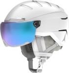 Lyžařská helma Atomic SAVOR GT VISOR STEREO, White 23/24 Helmy vel.: M/55-59