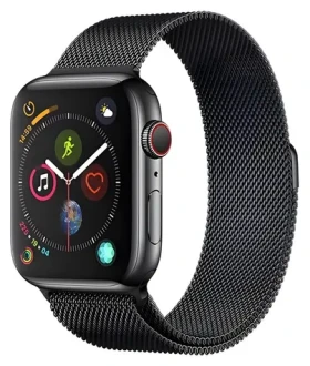 Devia Elegant Series Milanese Loop 44/45/46 mm Space Black / Řemínek Apple Watch (6938595325083)