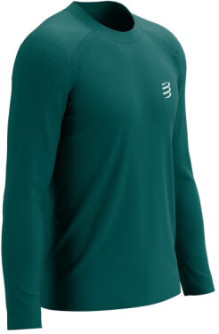 Běžecké tričko Compressport Performance LS Tshirt M - Storm Velikost textilu: M