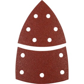 Kwb 496108 brusný papír pro delta brusky Zrnitost 80 (d x š) 62, 93 mm, mm x 100 mm 5 ks