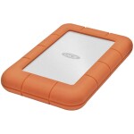 LaCie Rugged Mini 4 TB externí HDD 6,35 cm (2,5) USB 3.2 (Gen 1x1) stříbrná, oranžová 9000633