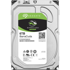 Seagate BarraCuda 6TB / HDD / 3.5 SATA III / 5 400 rpm / 256MB cache / bulk (ST6000DM003)