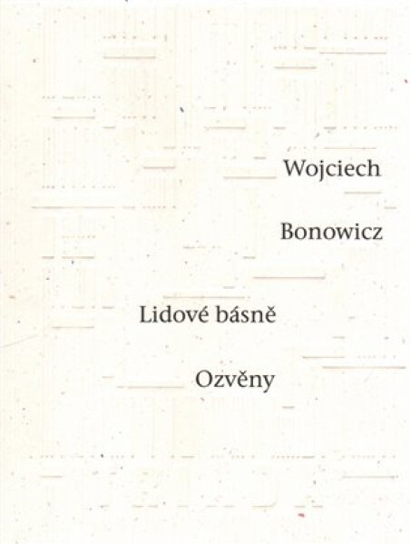 Lidové básně Ozvěny