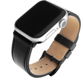 FIXED Leather Strap Kožený řemínek pro Apple Watch 38 40 41 mm černá (FIXLST-436-BK)