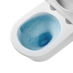 Mereo WC závěsné kapotované, Smart Flush RIMLESS, keramické, vč. sedátka VSD85T1