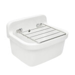 VitrA závěsná výlevka bez mřížky 43x37x26,5 cm bílá 6109-003-0012 6109-003-0012