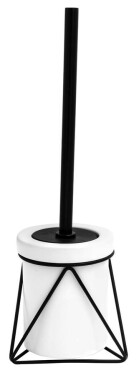 RIDDER - MILA WC štětka na postavení, černá/keramika 2163401