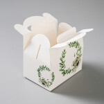 Výslužková krabice s rukojetí Oliva 20x13x11cm